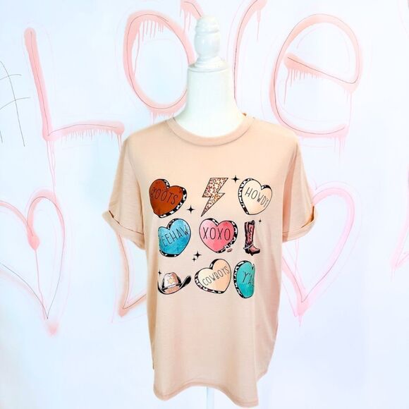 Howdy Valentine's Day T-Shirt - Picture 1 of 4